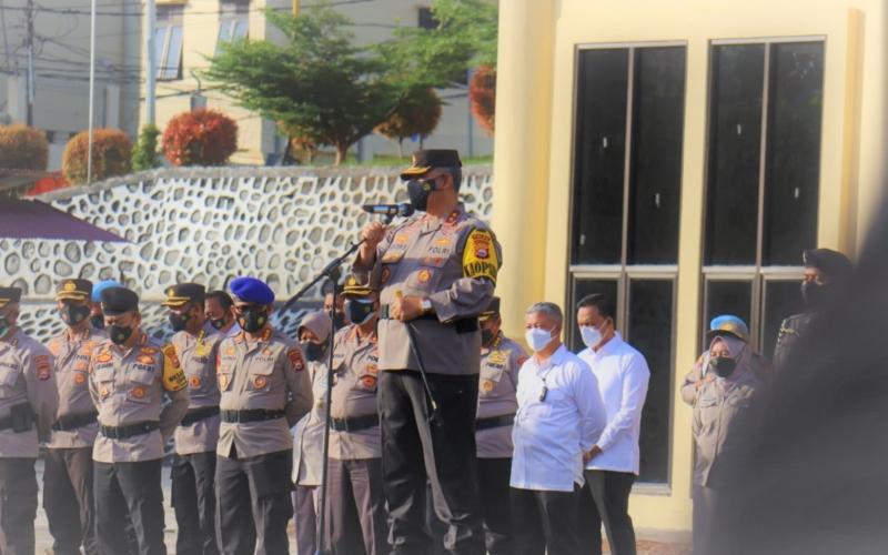 Pimpin Apel Pagi, Kapolda Bengkulu Pamit Undur Diri