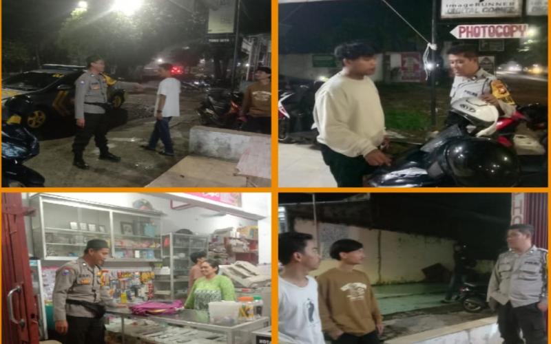 Patroli Dialogis, Polsek Gading Cempaka Sambang Fotocopy Berkah Sampaikan Imbaun Kamtibmas 