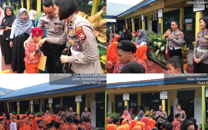 Police Goes To School di SDN 09 Kota Bengkulu, Polresta Bengkulu Berikan Edukasi Keselamatan Lalu Lintas 