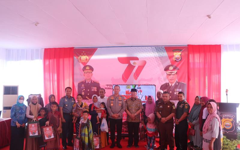 Sambut Hari Bhayangkara, Polda Bengkulu Gelar Bhakti Kesehatan