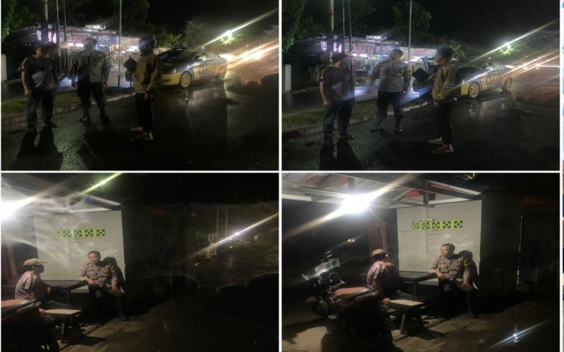 Cegah 3C dan Ciptakan Kamtibmas, Polsek Muara Bangkahulu Patroli Malam Hari 