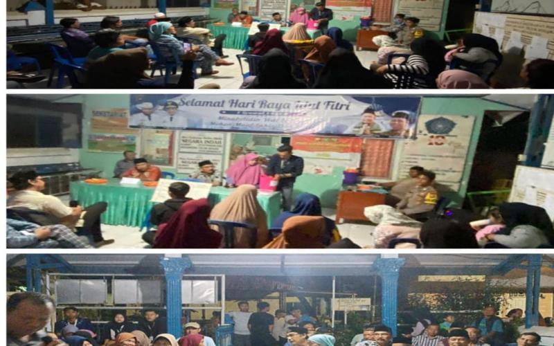 Bhabinkamtibmas Kelurahan Pondok Besi Hadiri Pemilihan Ketua RW 01 dan RW 02 
