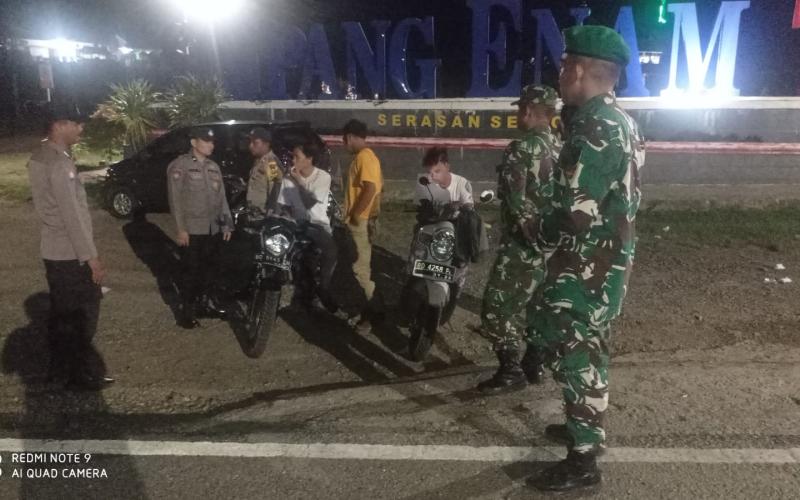 Jelang Peringatan Hari Raya Idul Adha 1444 H, Polsek Seluma Patroli Bersama Kodim 0425 di Wilayah Hukum 