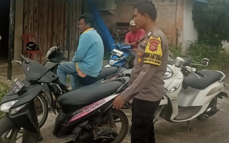 Bhabinkamtibmas Sambangi Warga Binaan di Pantai Pasar Bawah, dan Sampaikan Imbauan