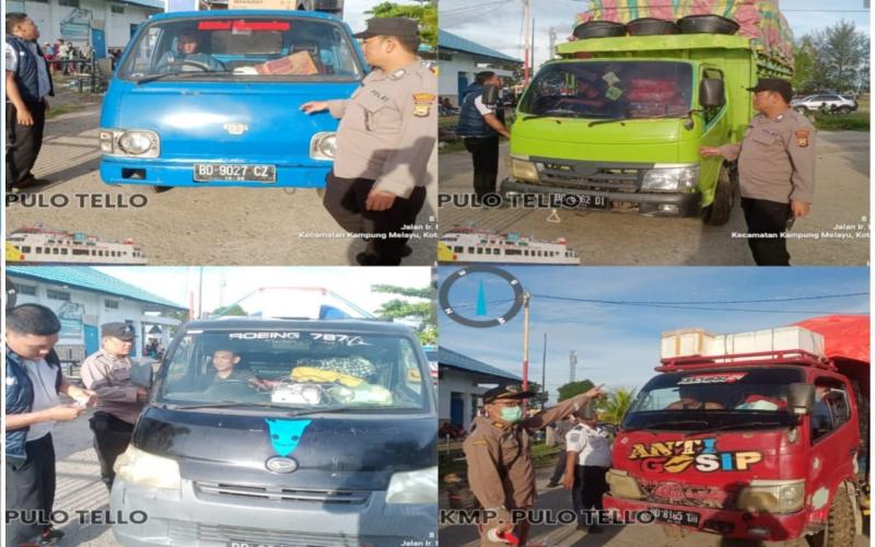 Cegah Gangguan Kamtibmas, Polsek KSKP Pulau Baai Patroli dan Monitoring Keberangkatan dan Kedatangan Kapal