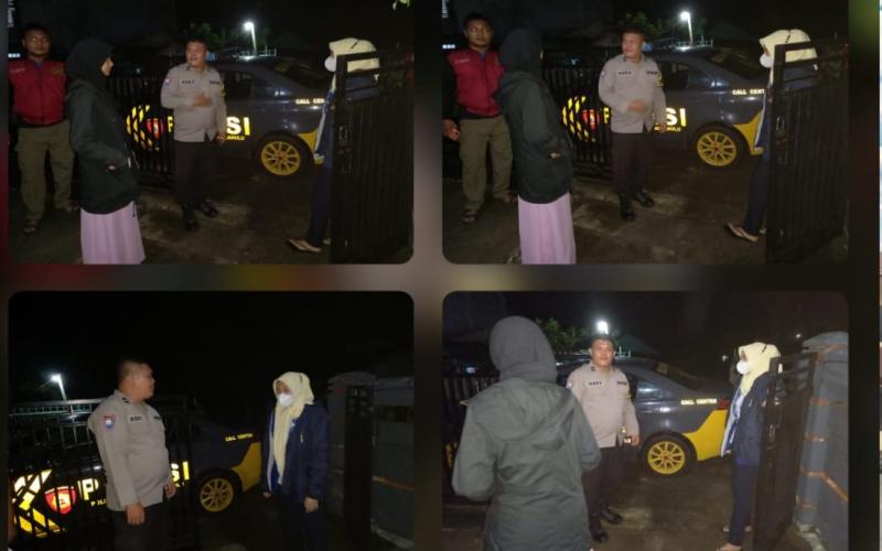 Tingkatkan Keamanan di Wilyah Hukum, Polsek Muara Bangkahulu Patroli Malam Hari
