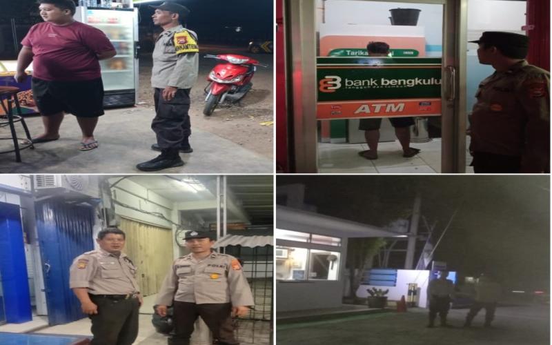 Bhabinkamtibmas Polsek Kampung Melayu Patroli Dialogis dan Sambangi Objek Vital