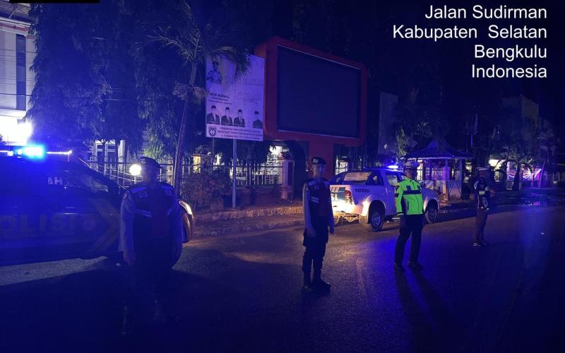 Sat Lantas Polres BS Patroli Antisipasi Balap Liar dan Knalpot Racing