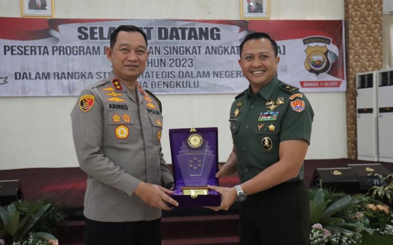 Kapolda Bengkulu Sambut Kunjungan Lemhannas RI