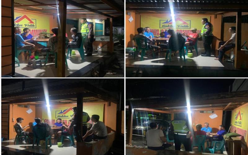 Berikan Rasa Aman kepada Warga Diwilayah Hukum, Polsek Muara Bangkahulu Patroli Keliling