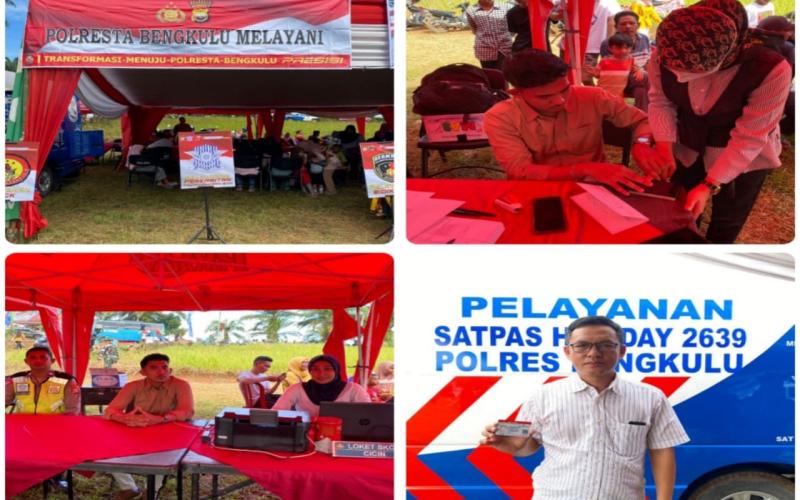 Polresta Bengkulu Kembali Gelar Pelayanan On The Spot