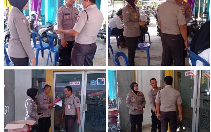 Laksanakan Program Binkamsa, Satbinmas Polresta Bengkulu Cek Anggota Satpam