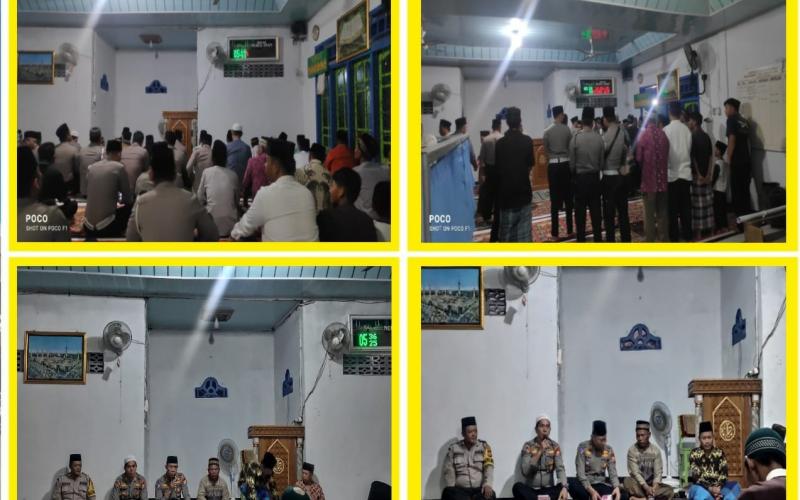 Di Masjid Nurul Iman, Polresta Bengkulu Gelar Subuh Keliling 