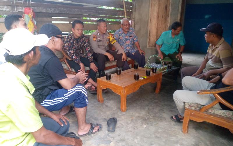 Bhabinkamtibmas Kelurahan Betungan, Tinjau Lokasi Bedah Rumah
