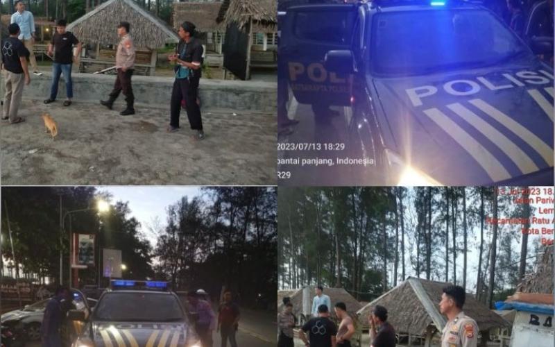 Sat Samapta Polresta Bengkulu, Amankan Terduga Pelaku Pemalakan di Pantai Panjang