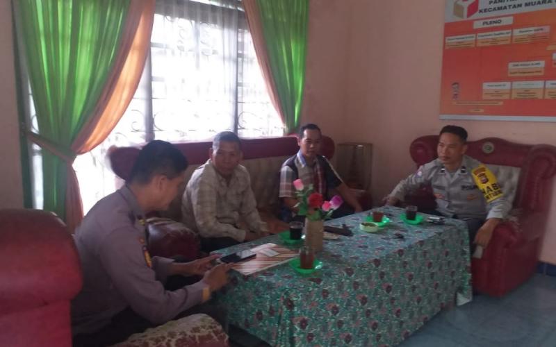 Bhabinkamtibmas dan Binmas Polsek Muara Bangkahulu Sambang Silahturahmi dengan Warga Binaan