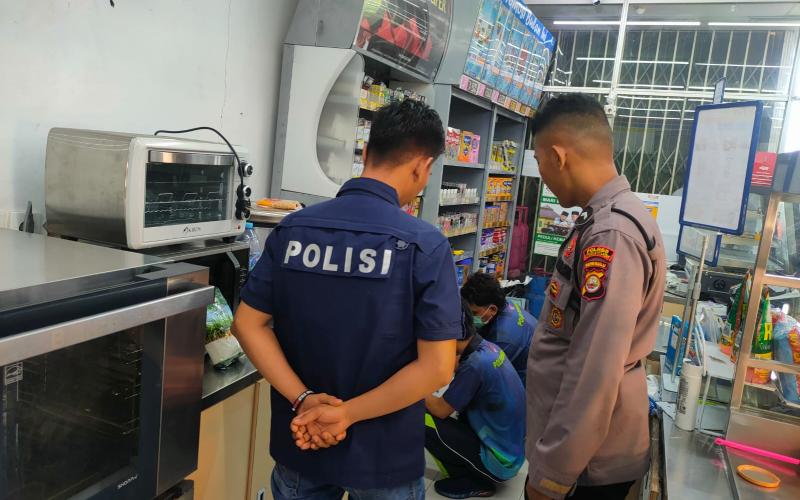 Bobol Indomaret di Manna, Pelaku Rusak CCTV