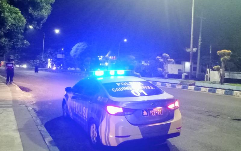 Cegah Balap Liar, Polsek Gading Cempaka Patroli Malam