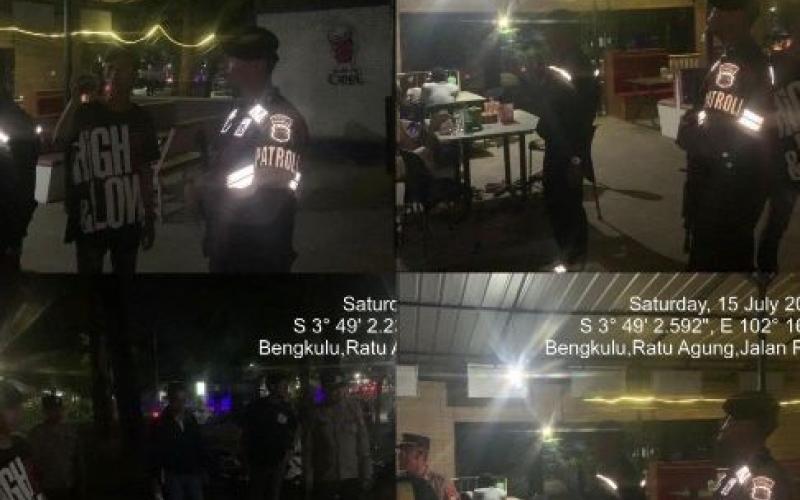 Patroli Malam Hari, Sat Samapta Polresta Bengkulu Temukan Minuman Tuak
