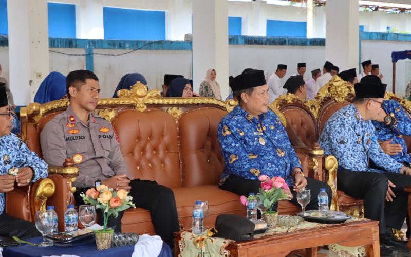 Wakapolres Lebong Hadiri Apel Gabungan di Pendopo Rumdin Bupati Lebong