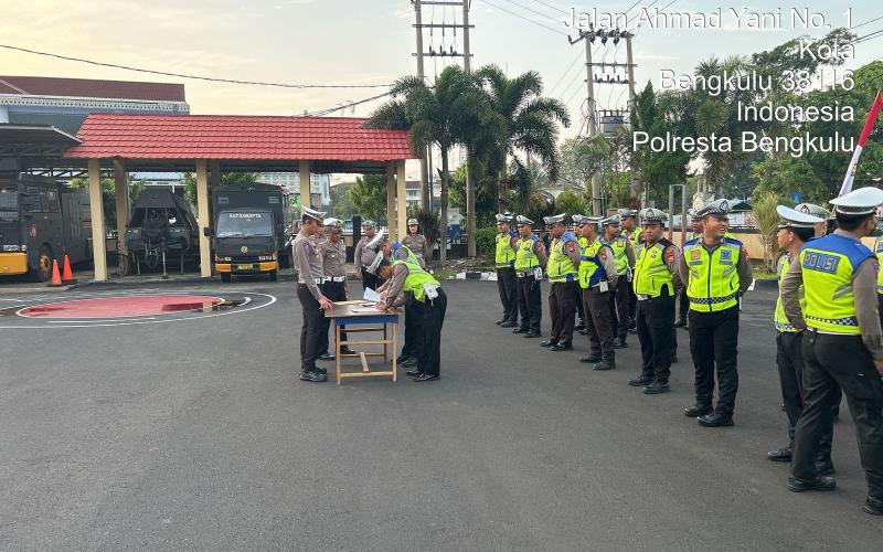 Wujudkan Pelayanan Terbaik, Polresta Bengkulu Tanda Tangani Pakta Integeritas