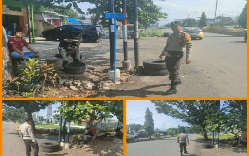 Pastikan Jalur Protokol Aman dalam Penyambutan RI 1, Polsek Gading Cempaka Patroli Dialogis