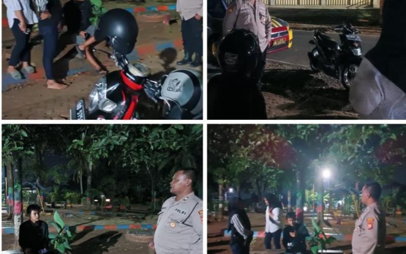 Ciptakan Situasi Kamtibmas yang Kondusif, Personel Polsek Muara Bangkahulu Patroli Dialogis