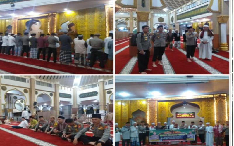 Polresta Bengkulu Suling di Masjid Baitul Izzah, Polsek Gading Cempaka Berikan Pengamanan