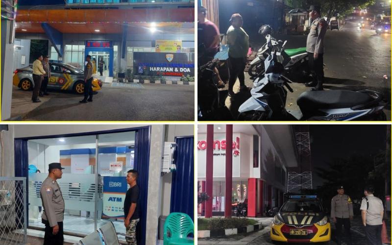 Patroli Malam, Polsek Ratu Samban Sasar Pusat Keramaian