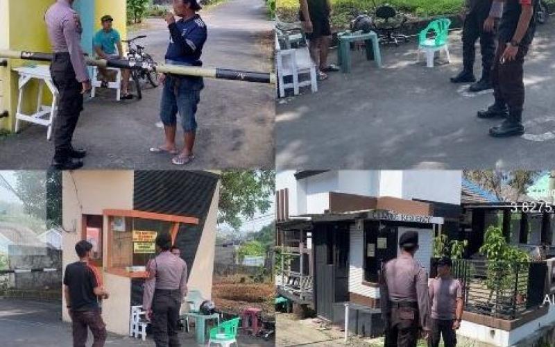 Meminimalisir Tindak Pidana 3C Personel Sat Samapta Patroli Sore Sambangi Petugas Jaga Perumahan