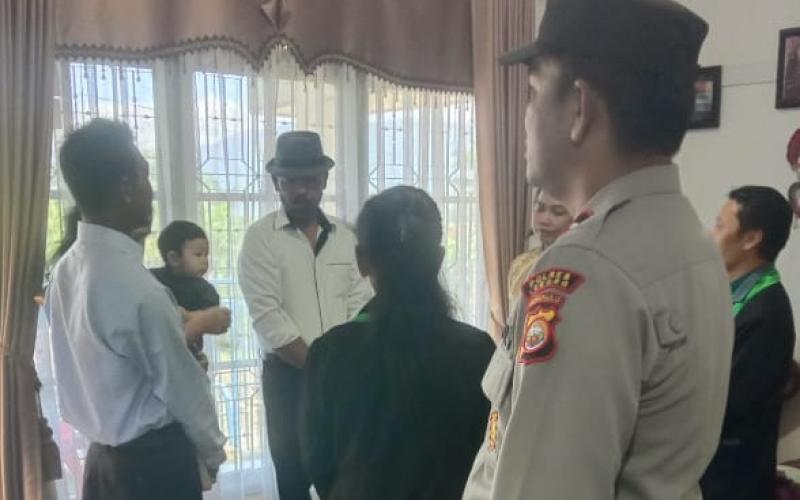 Personel Polsek Lebong Selatan Laksanakan Pengamanan Ibadah di Gereja GKII