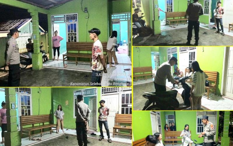 Patroli Dialogis, Polsek Selebar Sambangi Kost-Kostan dan Pemukiman Penduduk Sampaikan Imbauan Kamtibmas