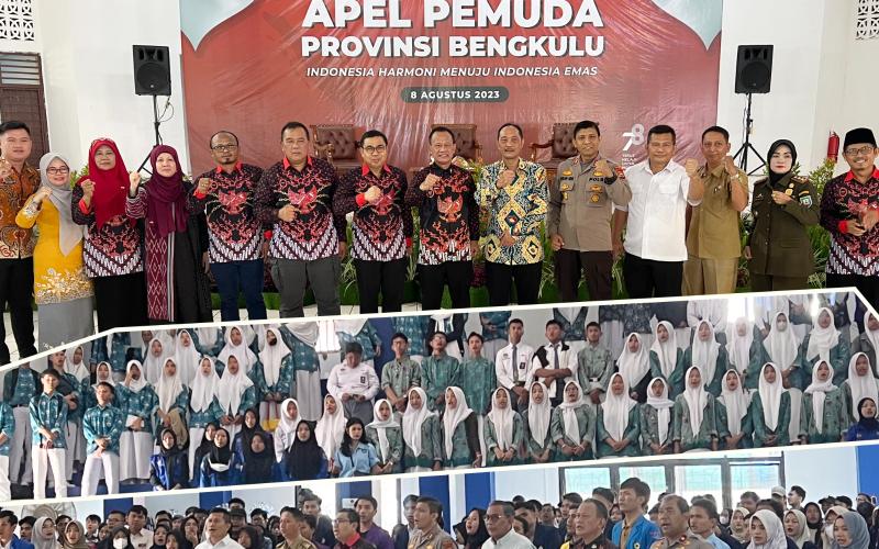 BNPT-FKPT Bengkulu Gelar Apel Bersama 500 Pemuda Bengkulu