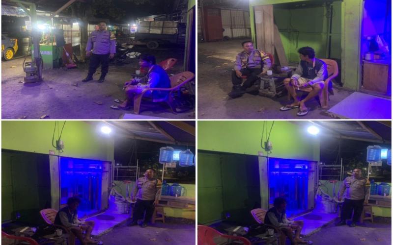 Cegah Gangguan Kamtibmas, Polsek Muara Bangkahulu Patroli Keliling