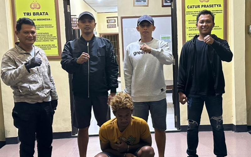 Polsek Penarik Raya Polisi Tangkap Pencuri Tabung Gas Elpiji 3 Kg 
