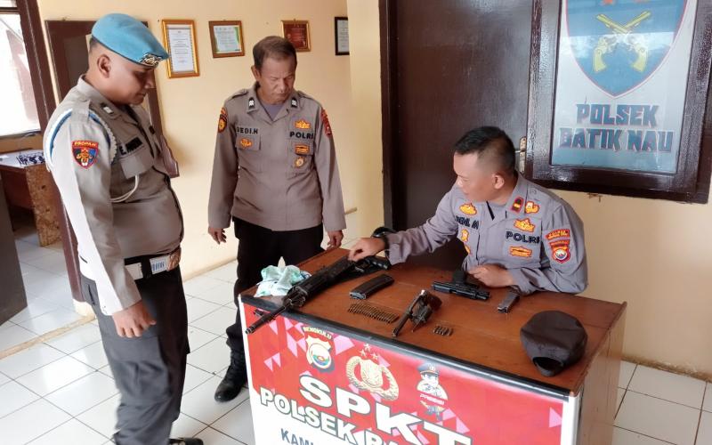 Cek Senpi Dinas, Ini Arahan Kapolsek Batiknau