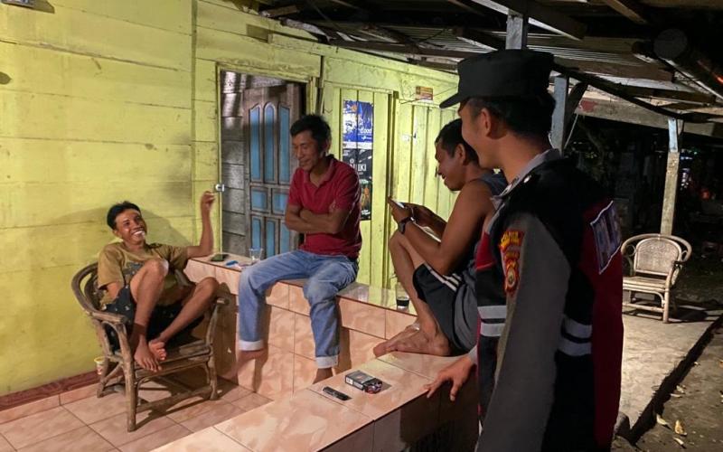 Antisipasi Kejahatan, Polsek Batiknau Gencar Laksanakan Patroli Malam Hari