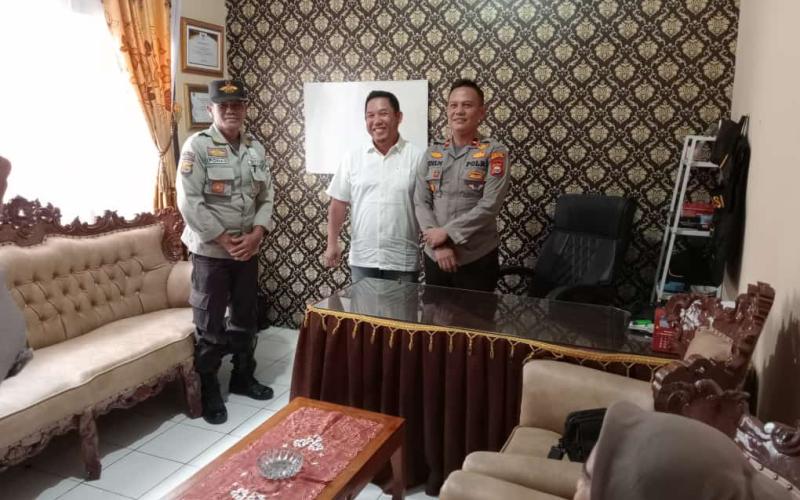 Kapolsek Batiknau Melaksanakan Koordinasi Dengan Askep dan Tugas Keamanan PTPN VII