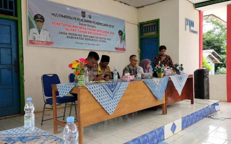 Bhabinkamtibmas Hadiri Musdes Penyusunan RKP Desa 