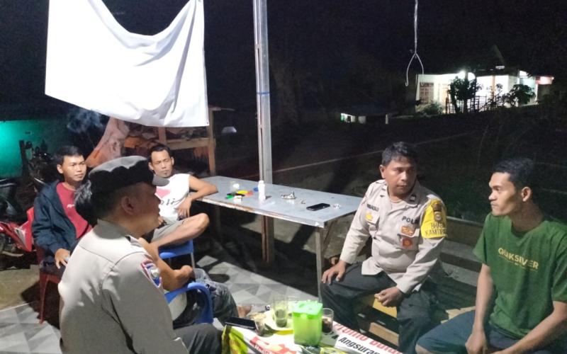 Patroli Dialogis, Polsek Semidang Alas Maras Ajak Masyarakata Dowlnoad Aplikasi Super App