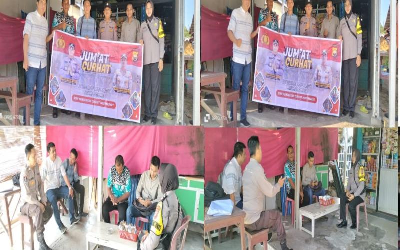Jumat Curhat, Polsek Ratu Agung Sambangi Kantor Lurah Kelurahan Sawah Lebar 