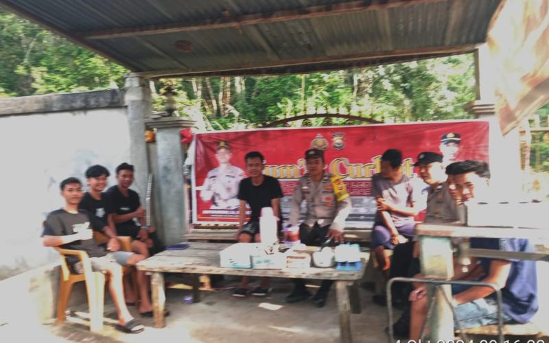 Polsek Kotapadang Jumat Curhat di Desa Lubuk Mumpo