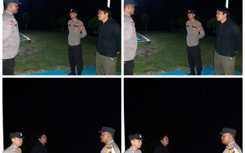Perkuat Sinergi Antar Anggota, Polsek Muara Sahung Gelar Apel Malam Persiapan Penjagaan Keamanan dan Ketertiban