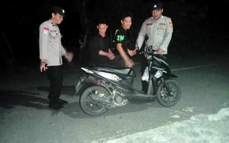 Polsek Padang Guci Hulu Gelar Cipkon Antisipasi Sajam dan Barang Ilegal
