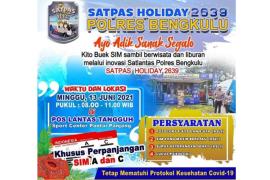 Satlantas Polres Bengkulu Dirikan Satpas di Sport Center