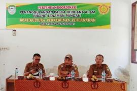 Pertemuan Koordinasi Tanggulangi Pasca Bencana Alam Pada Tanaman Pangan, Hortikultura dan Perkebunan