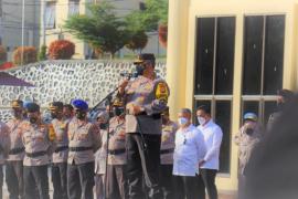 Pimpin Apel Pagi, Kapolda Bengkulu Pamit Undur Diri