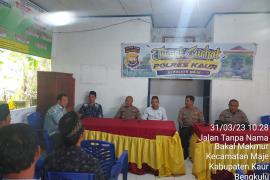 Jumat Curhat, Wakapolres Kaur Tampung Aspirasi Warga Desa Tanjung Ganti