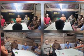 Sambang Warga, Polsek Muara Bangkahulu Berikan  Imbauan Kamtibmas Antisipasi 3C