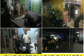 Patroli R4, Sat Samapta Sambangi Kost-Kosatan  Sampaikan Imbaun Kamtibmas
